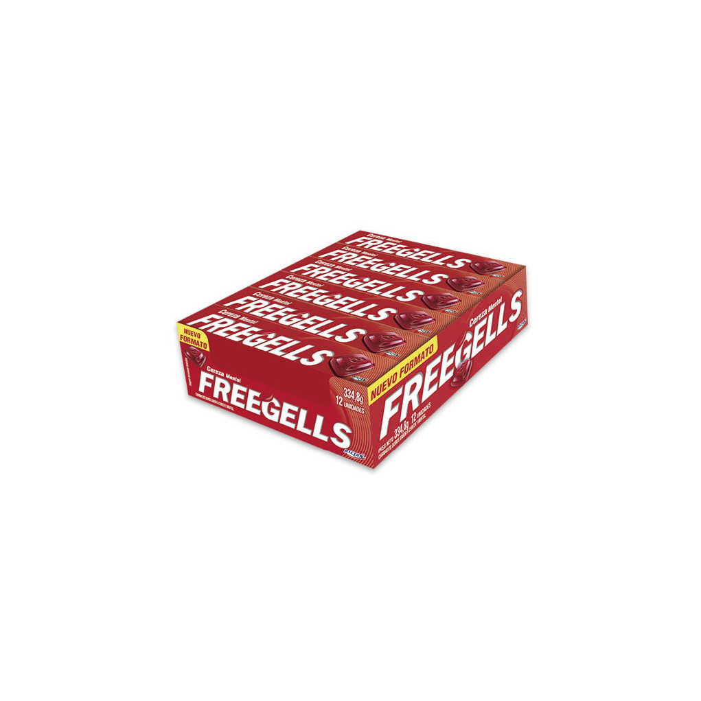 Caramelo Freegells Cereza (Rojo)
